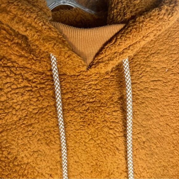Athleta | Tugga Fleece Sweatshirt Hoodie cattail brown medium - Picture 5 of 10